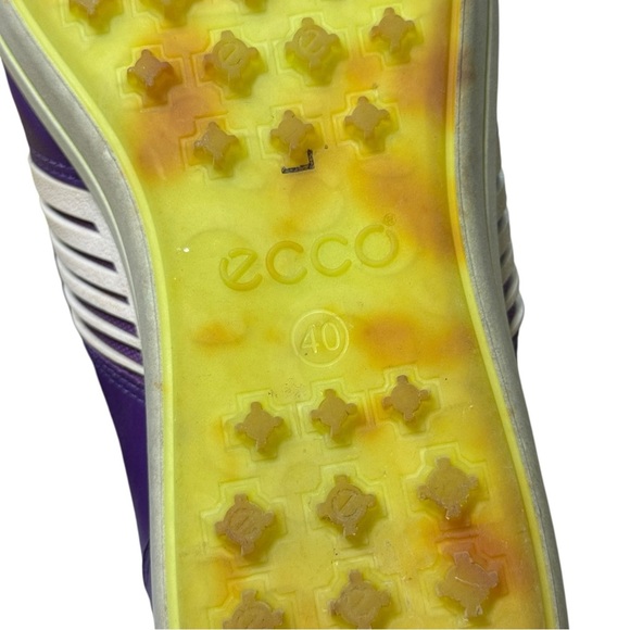 ECCO Street Premier Women’s Spikeless Golf Shoes EU 40 US 9–9.5 Purple Leather - Picture 5 of 9